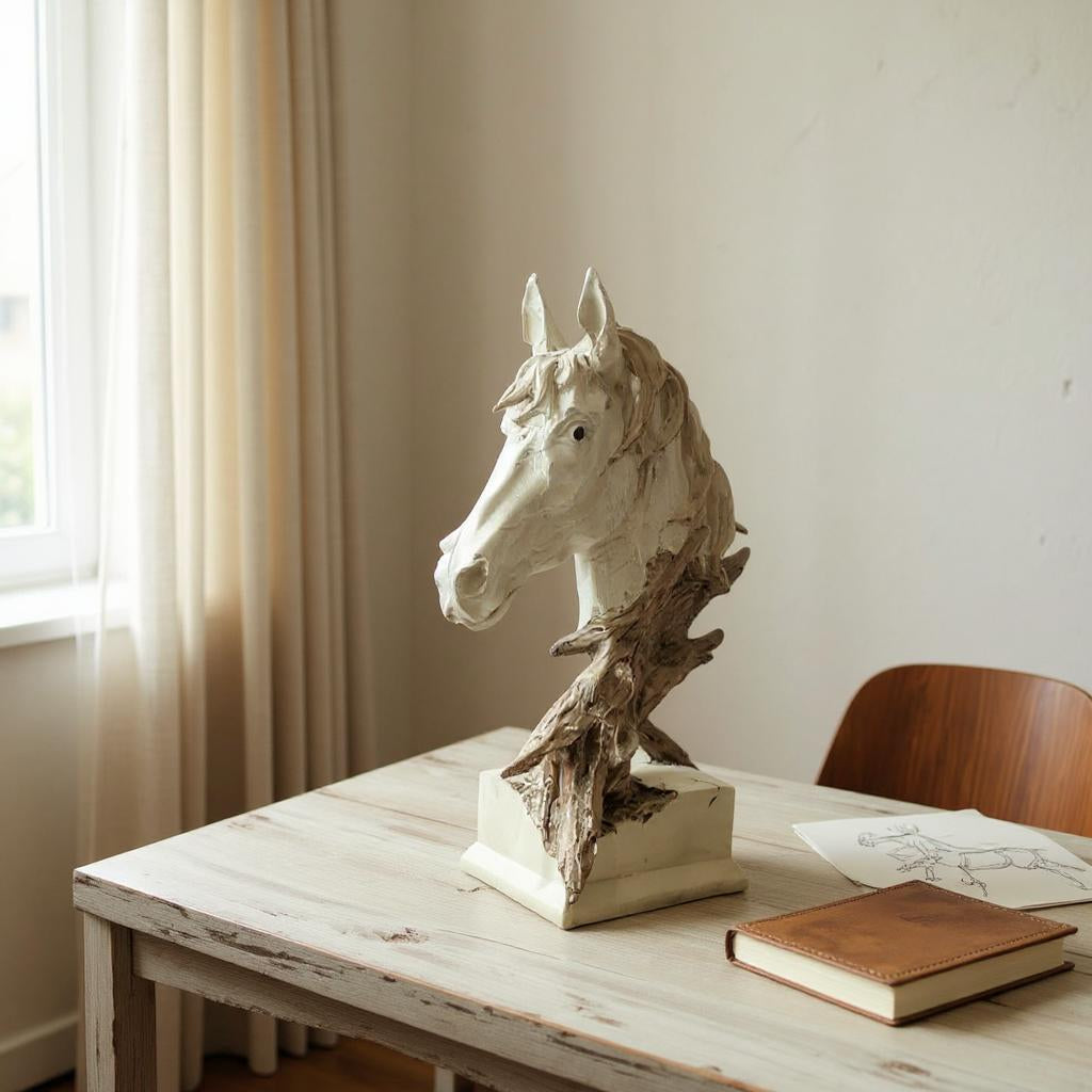 Horse Head Sculpture
