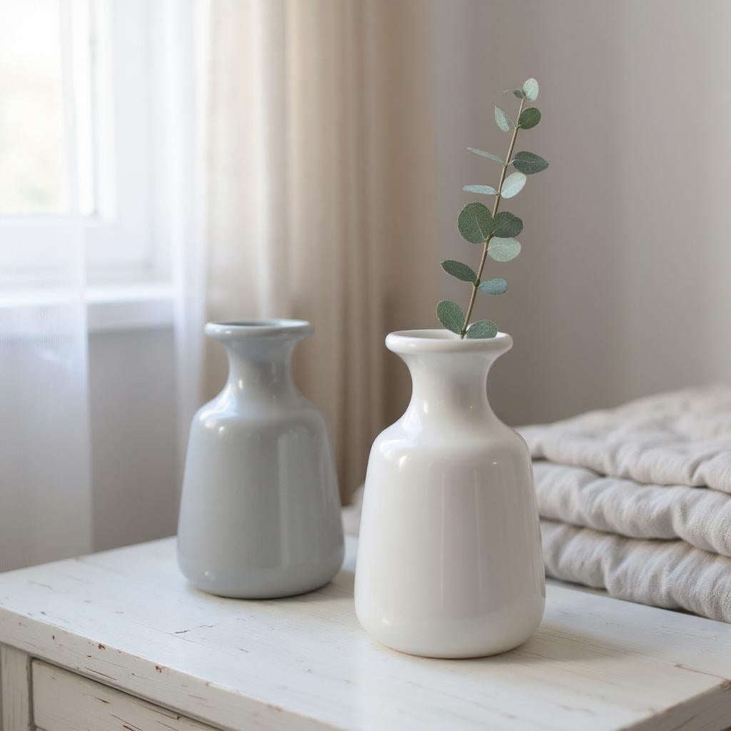 Buttercup Ceramic Grey Vase