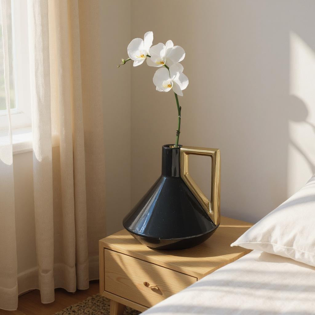 Midnight Glamour Vase