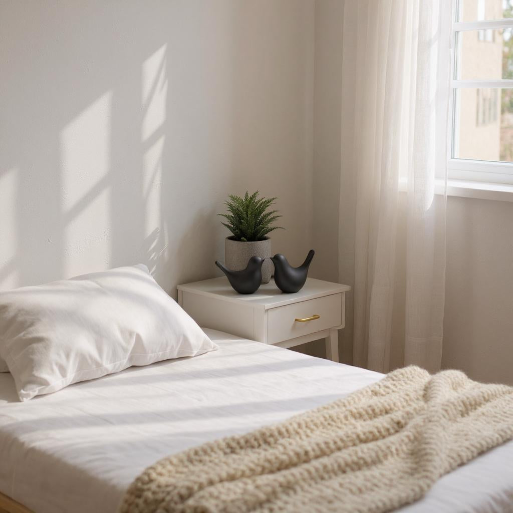 Black Ceramic Bird Sculpture