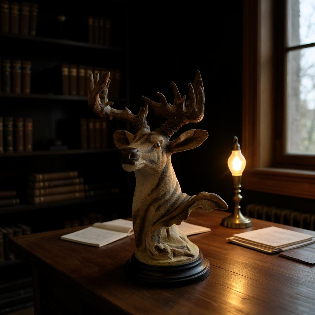 Deer Head Sculpture