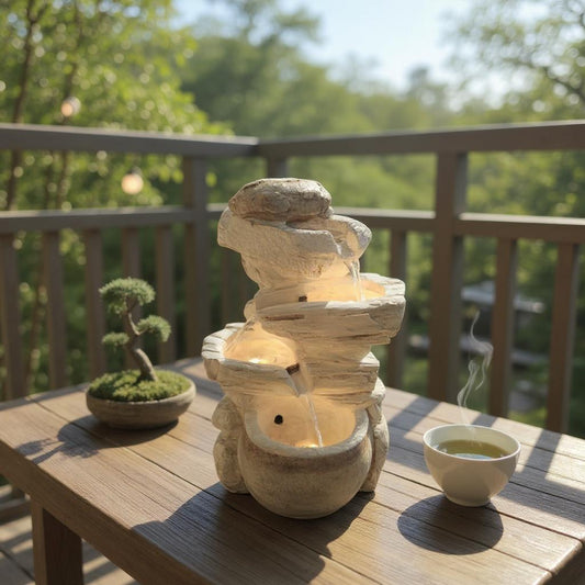 Small White Fountain