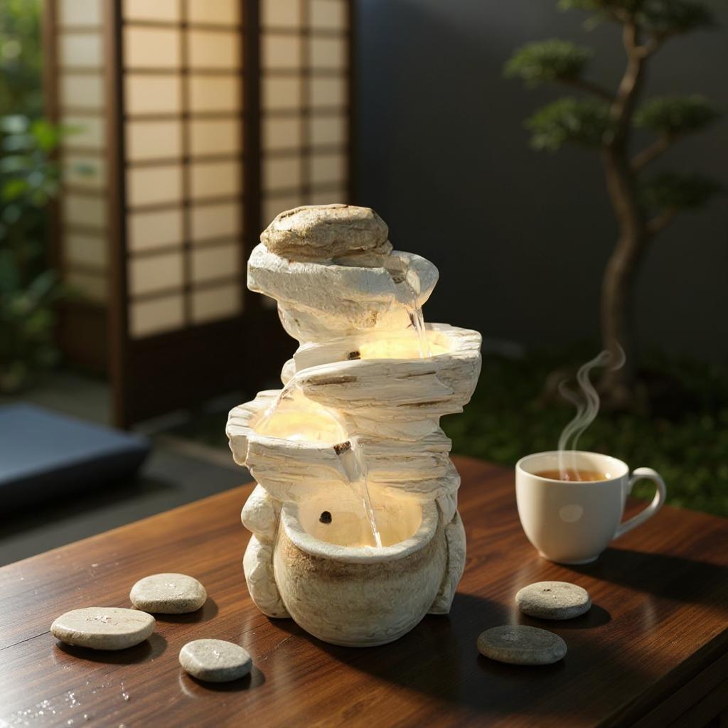 Small White Fountain