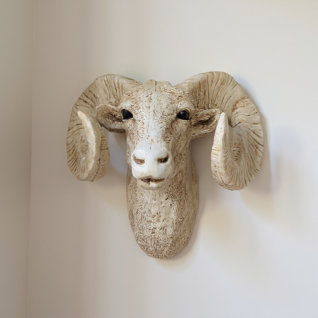 Deer Head Wall Sculpture