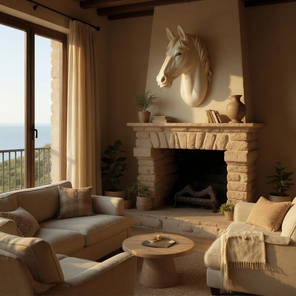 Horse Head Wall Sculpture