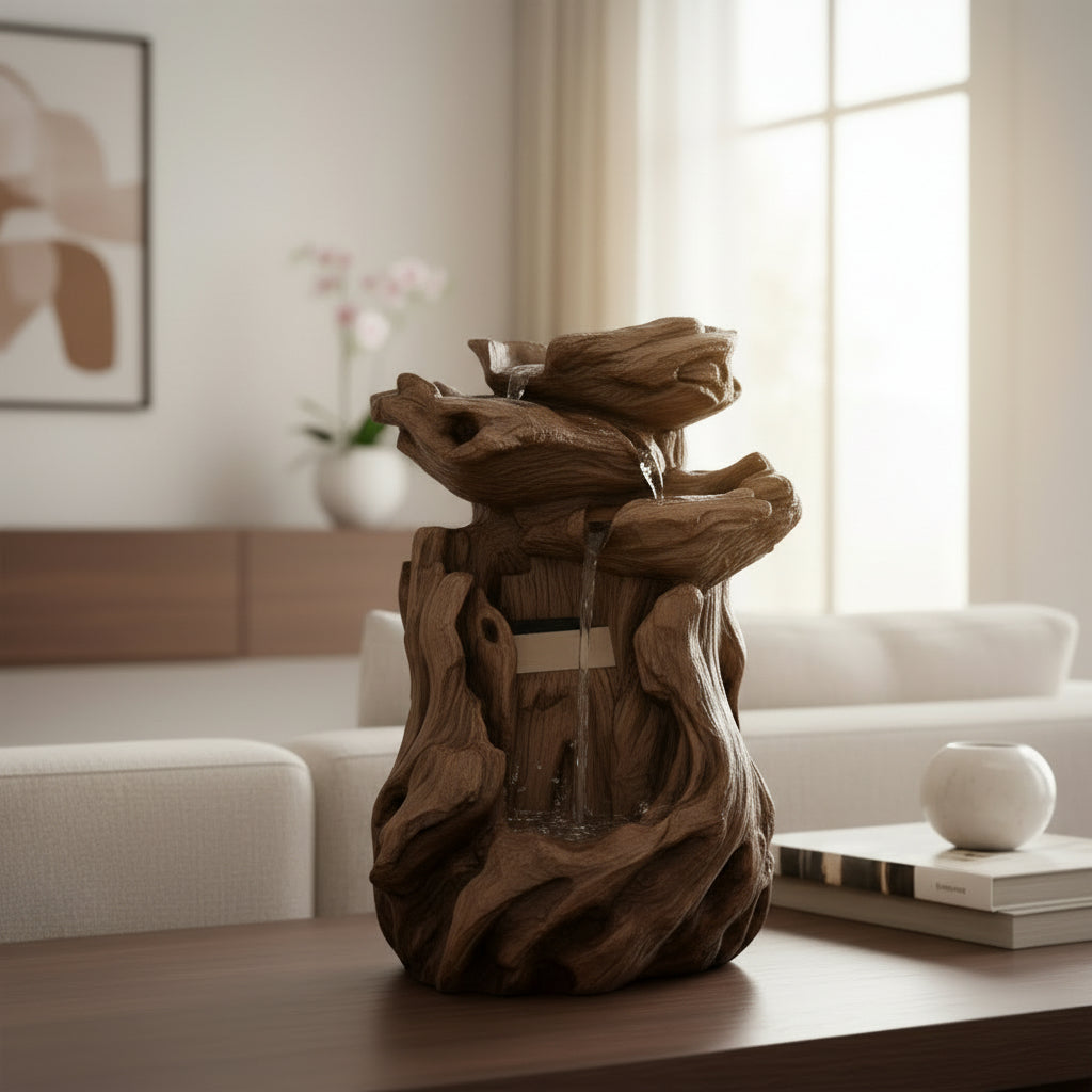 Cascading White Fountain